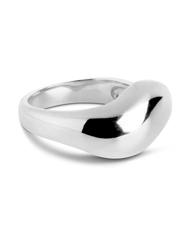 Enamel Copenhagen - Agnete Ring - Large - Sølvfarvet